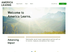 Tablet Screenshot of americalearns.net